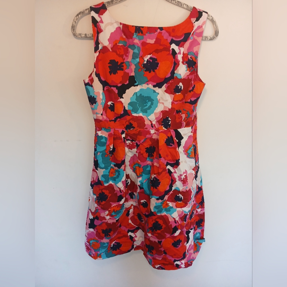 Rafaella Vibrant Floral Sleeveless Midi Dress - Picture 5 of 7